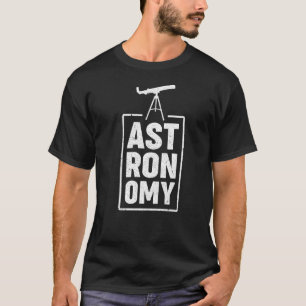 Camiseta Astronomía Retro Motif I Espacio I Galaxia I Astro