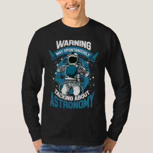 Camiseta Astronomía Saturno Nebulosa Tierra Asteroide