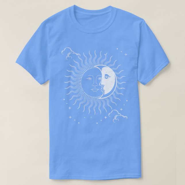 Camiseta Astronomía Sol Cuerpos Celestes Astrología de la L (Diseño del anverso)