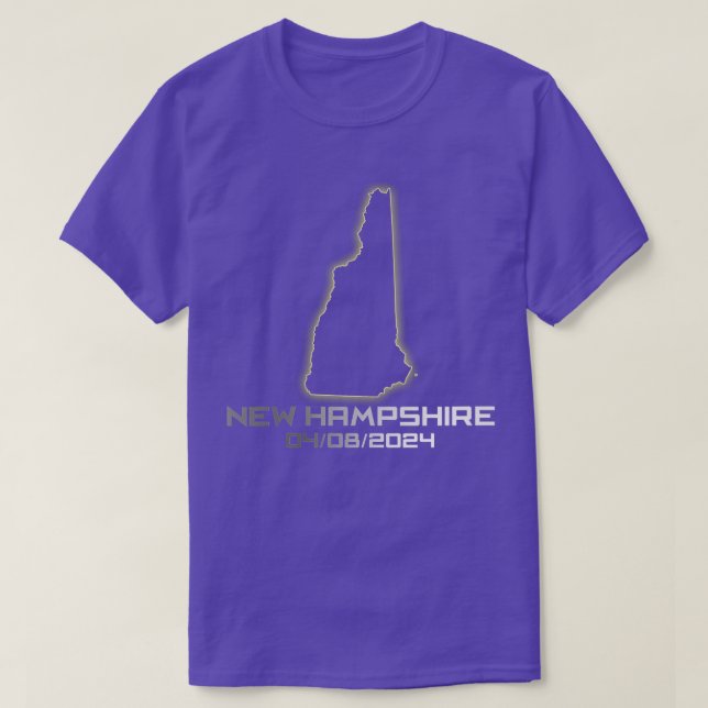 Camiseta Astronomía total de New Hampshire América Mujeres (Diseño del anverso)