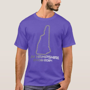 Camiseta Astronomía total de New Hampshire América Mujeres