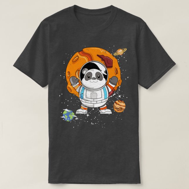 Camiseta Astronomía Universo Planetas Astronautas Asiáticos (Diseño del anverso)