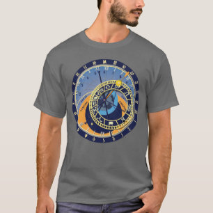Camiseta Astronomical Clock Astronomy Prague Astronomical