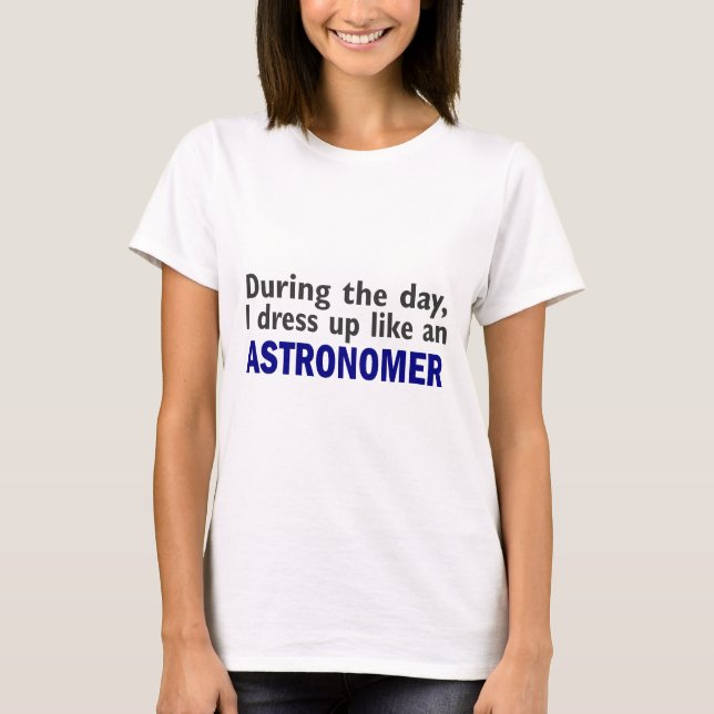 Camiseta Astrónomo durante el día (Anverso)