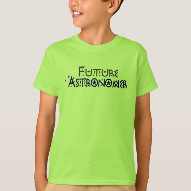 Camiseta Astrónomo futuro (Anverso)
