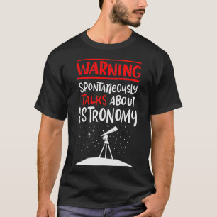 Camiseta Astrónomo vintage diciendo espacio del telescopio