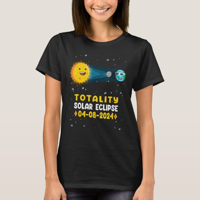 Camiseta Astronomy  Total Solar Eclipse 2024 Totality 04 08 (Anverso)