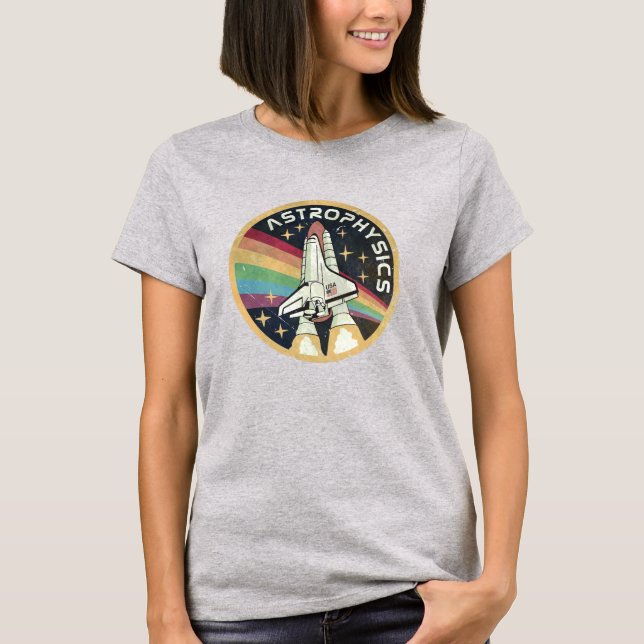 Camiseta Astrophysics Vintage Emblem V02 (Anverso)