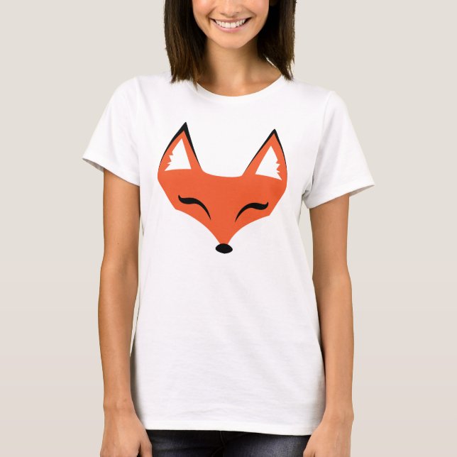 Camiseta astuta de la cara del Fox (Anverso)