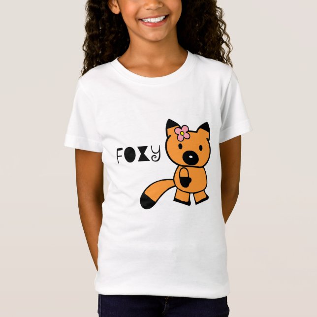 Camiseta astuta de los chicas (Anverso)