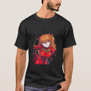 Camiseta Asuka - Génesis Neon Evangelion ANIME MANGA CARTÓN