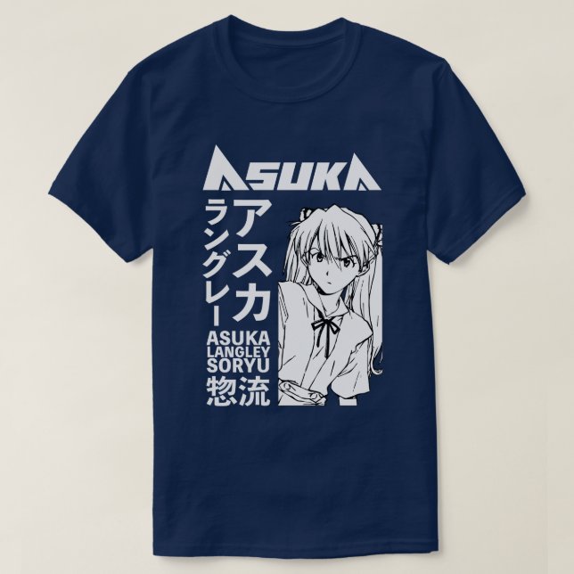 Camiseta Asuka Langley Soryu 8 Estética (Diseño del anverso)