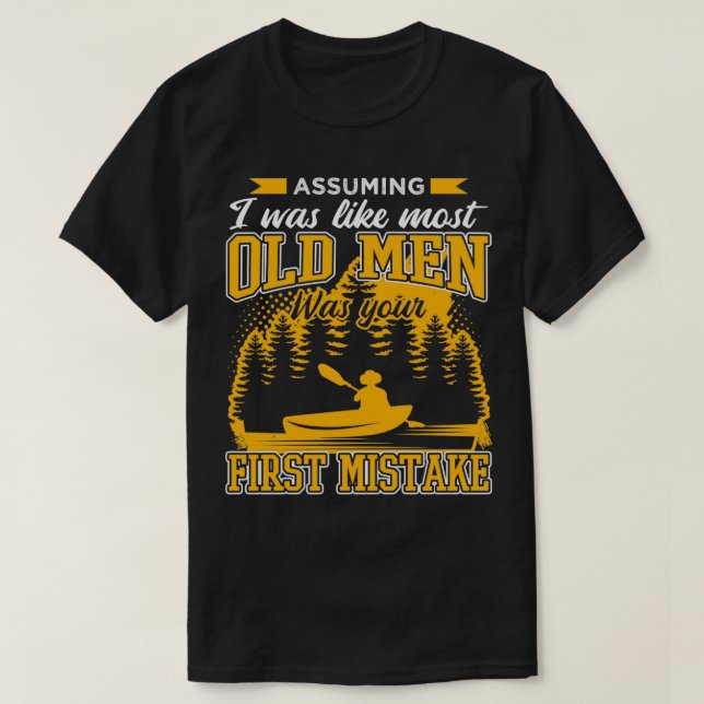 Camiseta Asumiendo Que Era Como La Mayoría De Los Hombres D (Diseño del anverso)