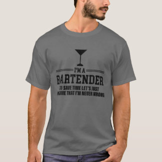 Camiseta Asumir que nunca estoy equivocado - Sarcasm Barten