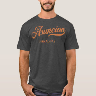 Camiseta Asunción del Vintage del Paraguay retro