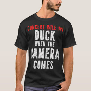 Camiseta Asunto Divertido de la Cámara de Besos en el Conci