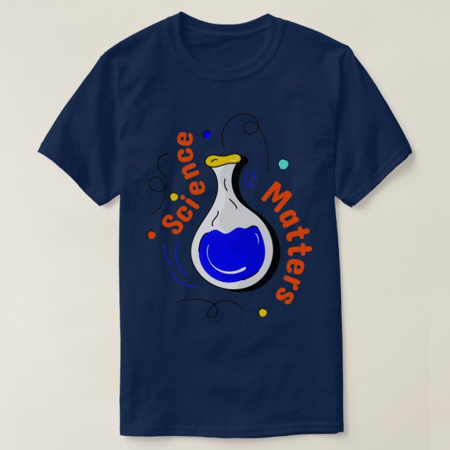 Camiseta asuntos científicos (Diseño del anverso)