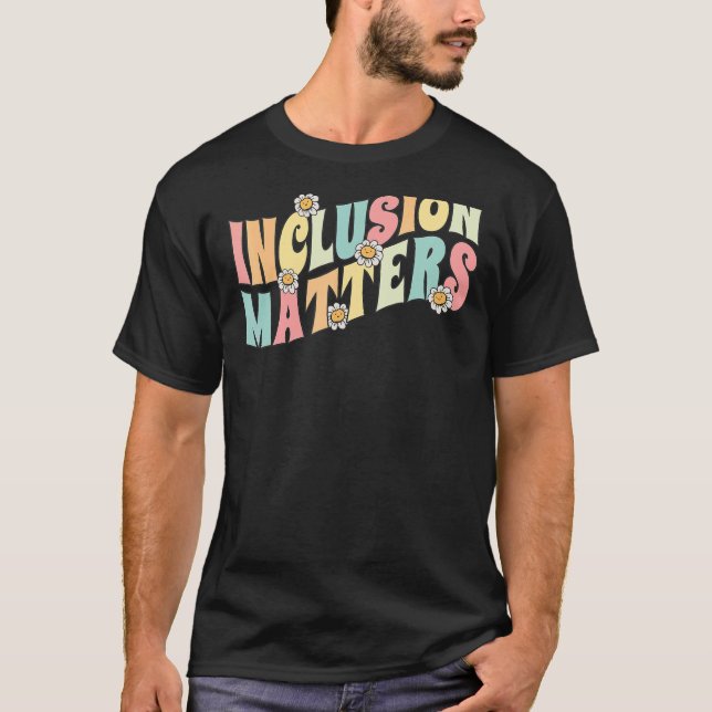 Camiseta Asuntos de inclusión de profesores de educación es (Anverso)