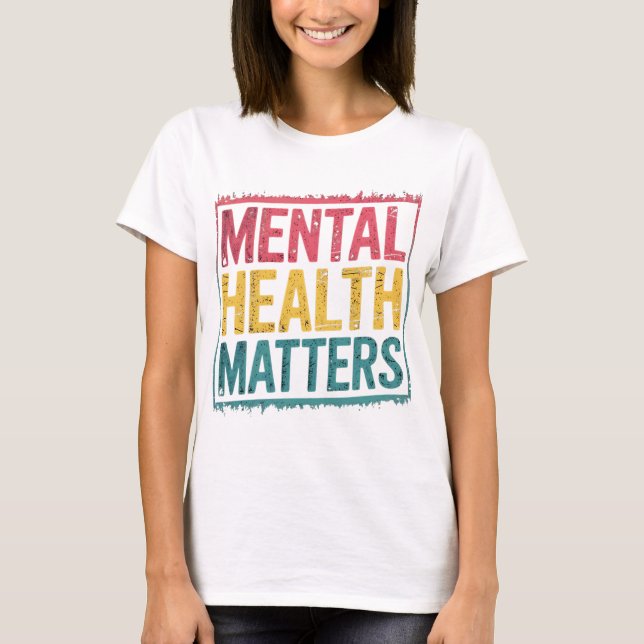 Camiseta Asuntos de salud mental (Anverso)