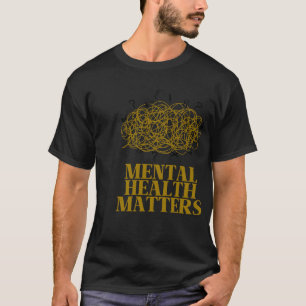 Camiseta Asuntos de salud mental, seguir sonriendo, eslogan