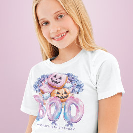 Camiseta Asustadas cookies rosadas moradas Halloween Sleepo
