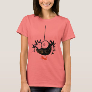 Camiseta asustadiza de Halloween de la araña