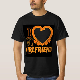 Camiseta asustado, amo a mi novia T-Shirt 