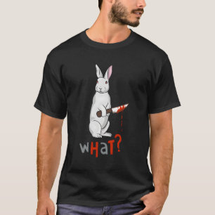Camiseta Asustado Conejo Conejo Conejito Con Humor De Cuchi