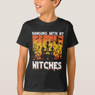 Camiseta Asustado diseño de Halloween con murciélago de esc