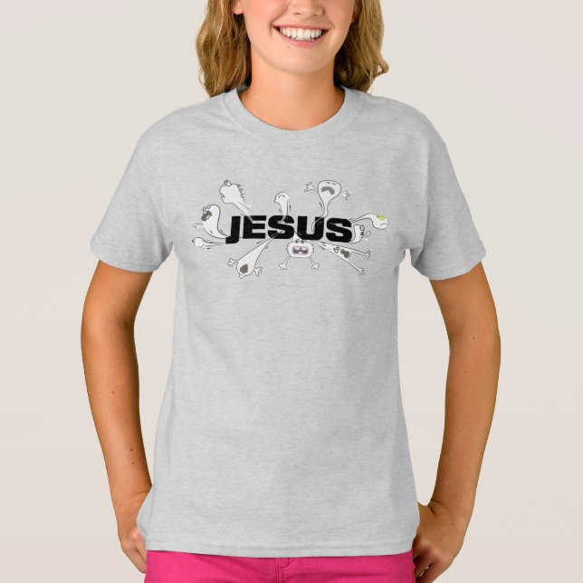 Camiseta Asustado Jesús (Anverso)
