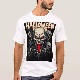 Camiseta Asustados Monstruos de Halloween