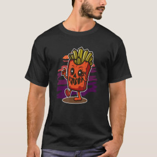 Camiseta Asustados vuelos franceses zombis para fanáticos d