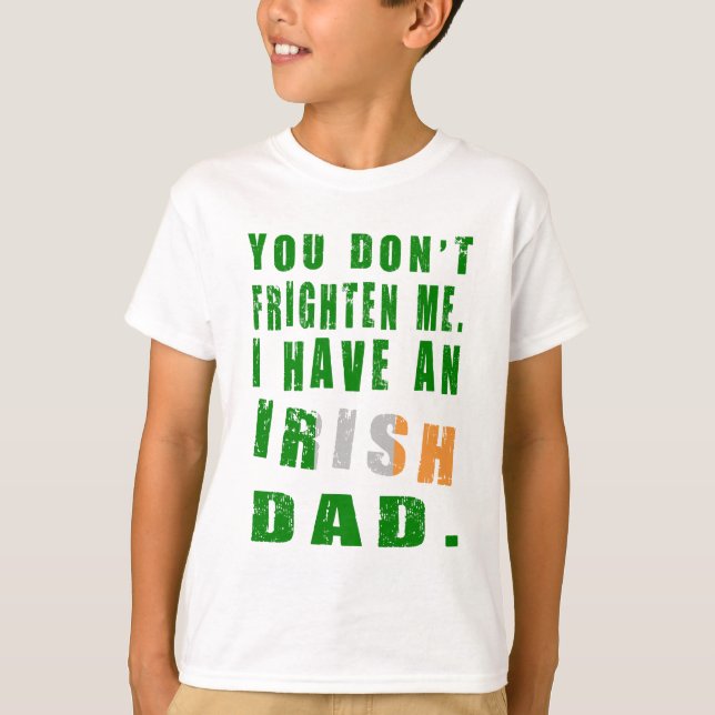 Camiseta Asustar al padre irlandés (Anverso)