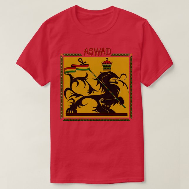 Camiseta Aswad Reggae (Diseño del anverso)