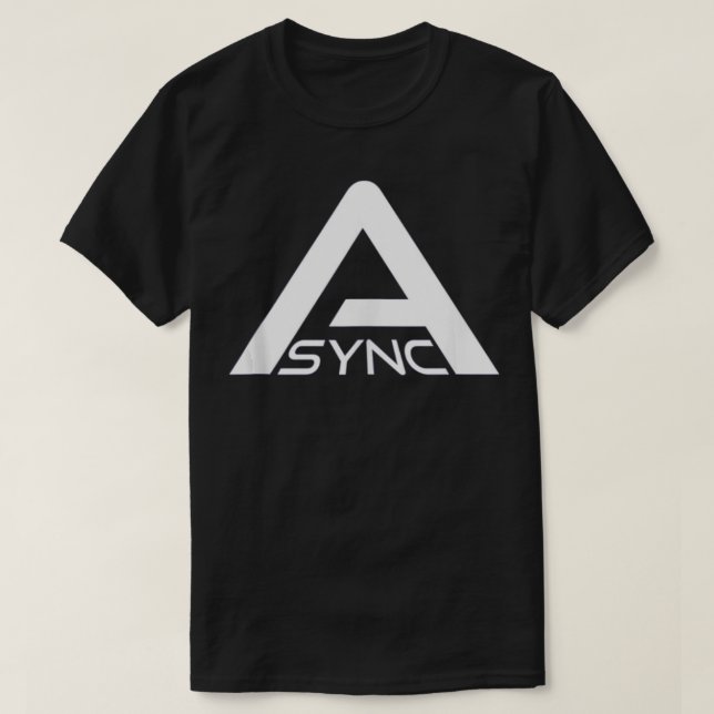 Camiseta ASYNC Backrooms Pixels Research (Diseño del anverso)