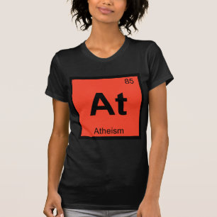 Camiseta At - Símbolo de química de filosofía ateística