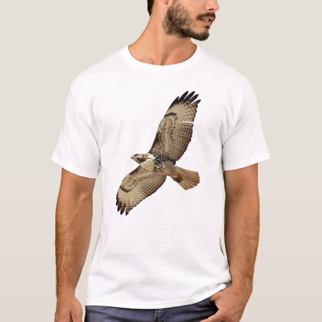 Camiseta atada rojo de la fauna del pájaro del (Anverso)