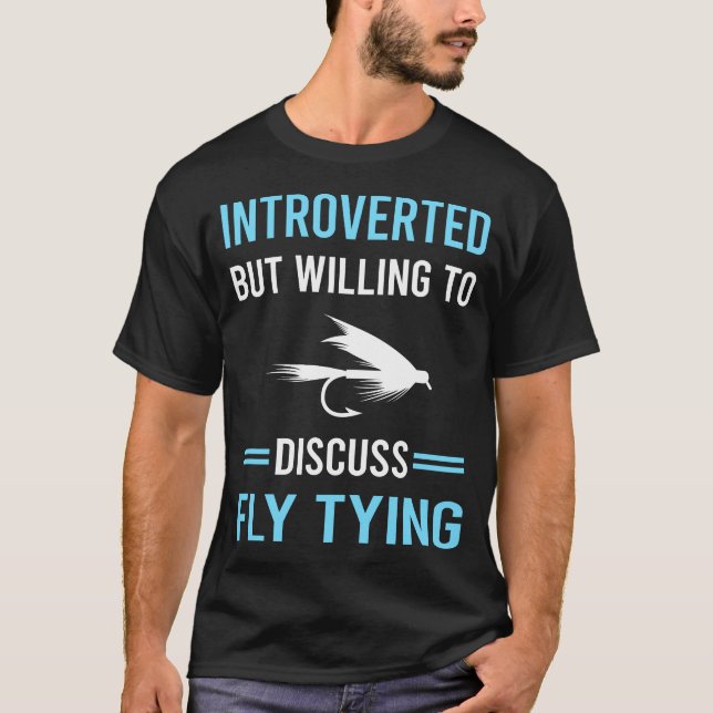 Camiseta Atado de moscas introvertido (Anverso)