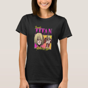 Camiseta Ataque a la temporada de Titan 4 Gradiente femenin