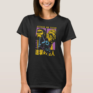 Camiseta Ataque a la temporada de Titan 4 marcos divididos 