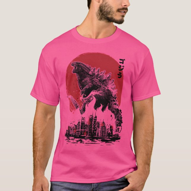 Camiseta Ataque a monstruo (Anverso)