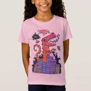 Camiseta Ataque a Monstruo Dino