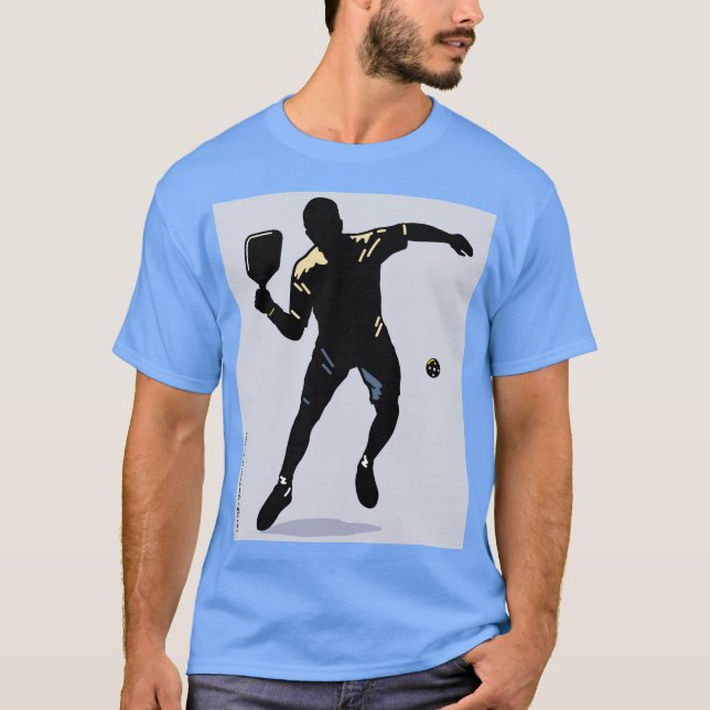 CAMISETA ATAQUE A PICKLEBALL SILHOUETTE (Anverso)