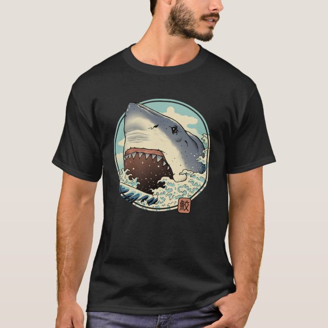Camiseta Ataque a tiburones (Anverso)