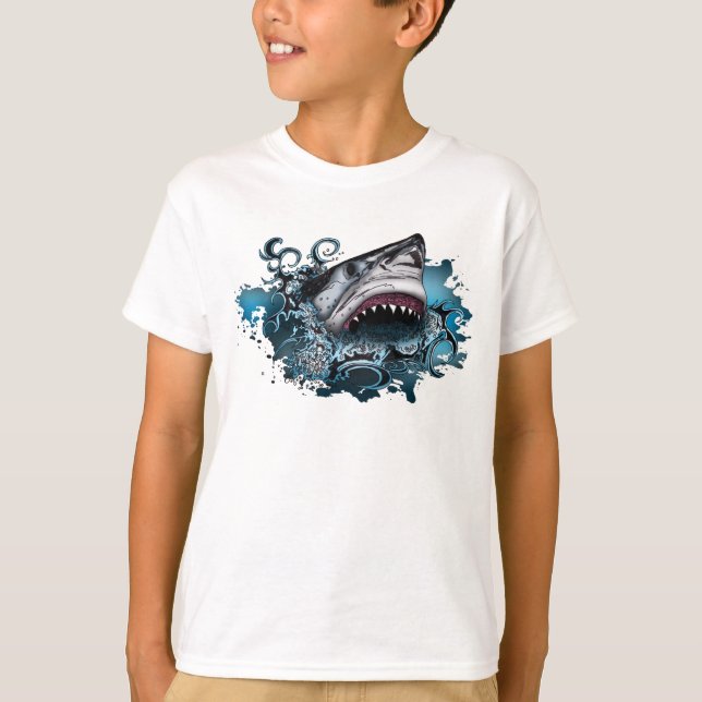 Camiseta Ataque a tiburones (Anverso)