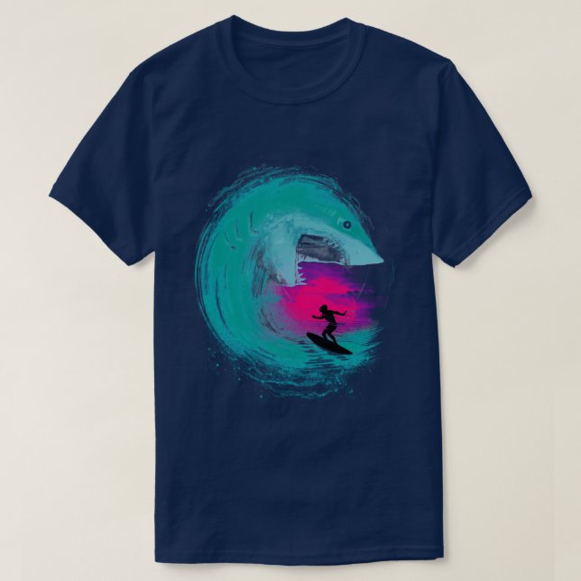 Camiseta Ataque a tiburones (Diseño del anverso)