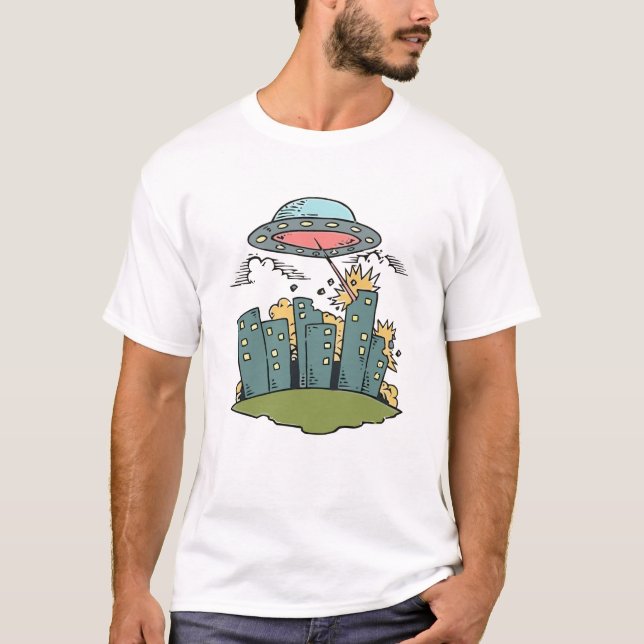 Camiseta Ataque Alienigena (Anverso)
