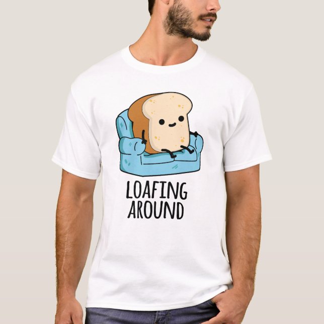 Camiseta Ataque alrededor de divertida bolla de pan (Anverso)