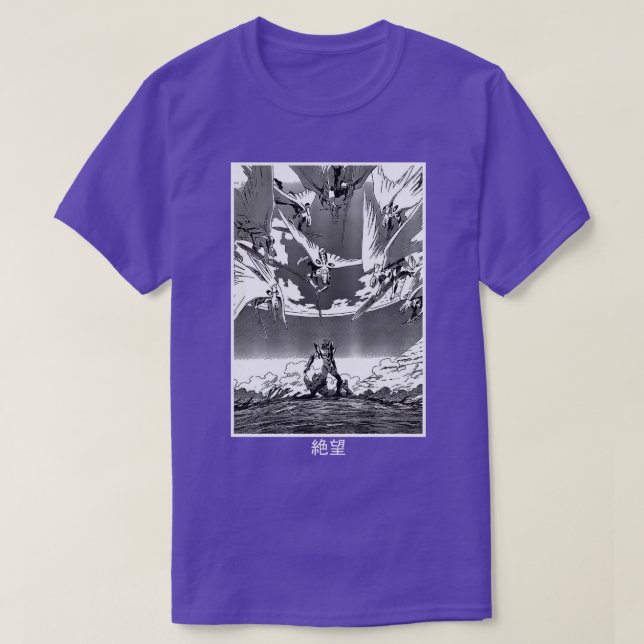 Camiseta Ataque Ángel Evangelion (Diseño del anverso)