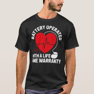 Camiseta Ataque cardíaco de receptor de marcapasos operado